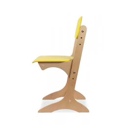 Franek állítható óvodai szék - sárga