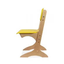 Franek állítható óvodai szék - sárga
