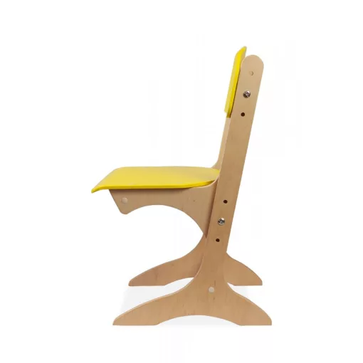 Franek állítható óvodai szék - sárga