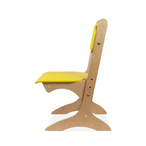 Franek állítható óvodai szék - sárga