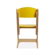 Franek állítható óvodai szék - sárga