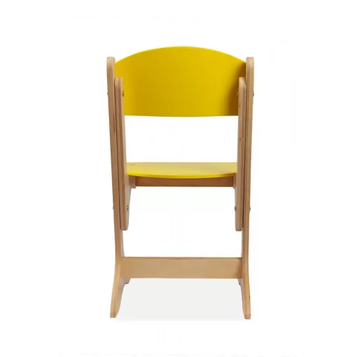 Franek állítható óvodai szék - sárga