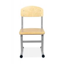 Jacek állítható iskolaszék 4-6 korcsoport - Szürke 