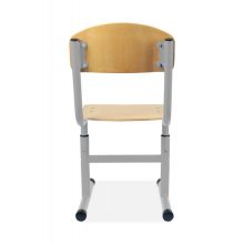 Jacek állítható iskolaszék 4-6 korcsoport - Szürke 