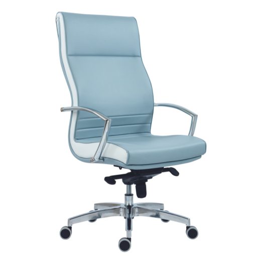 7900 EWE bőr forgószék - Valódi bőr (Fekete)