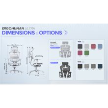 Ergohuman Ultra II forgószék - Fekete