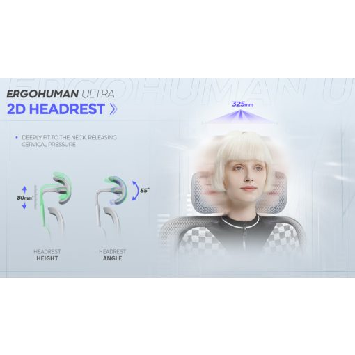 Ergohuman Ultra II forgószék - Fekete