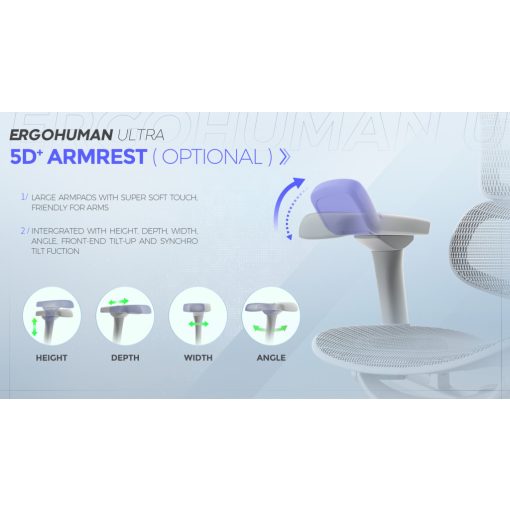 Ergohuman Ultra II forgószék - Fekete