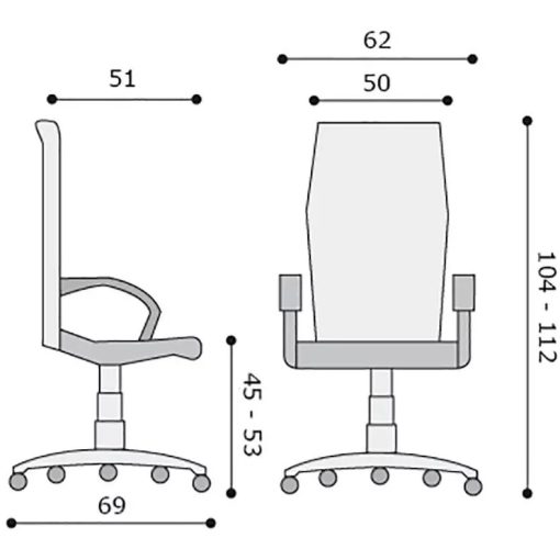 Wonder hálós forgószék