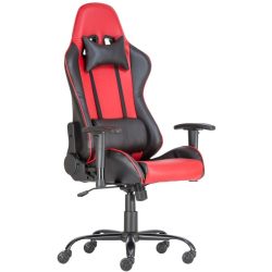 A - Alpha racing gamer szék - piros/fekete színben