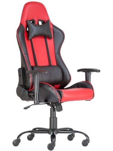 A - Alpha racing gamer szék - piros/fekete színben