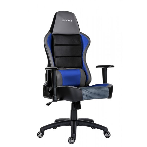 A - GameBoost gamer szék - kék színben