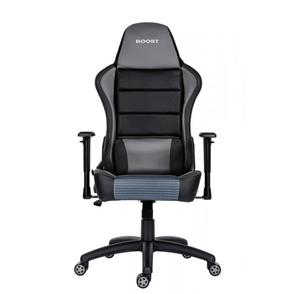 A - GameBoost gamer szék - szürke színben