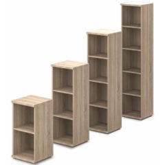 154-NY-F nyitott-polcos feles irodaszekrény - 4 fakk