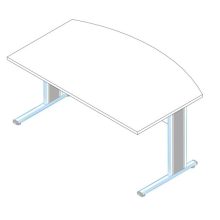 EI-160/100 fémlábas vezetői íróasztal