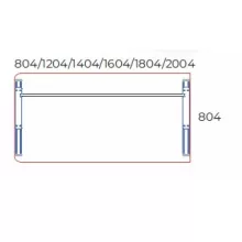 EK-180/80 fémlábas íróasztal