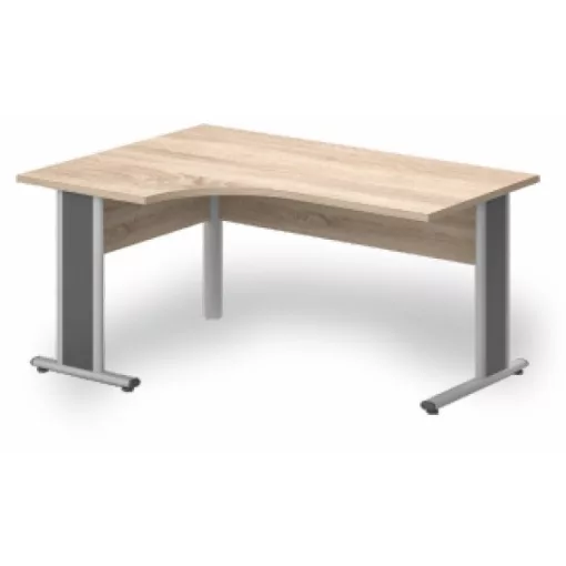 GA-160/120 fémlábas íróasztal balos kivitelben