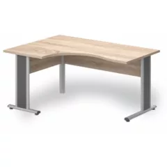 GB-160/120 fémlábas íróasztal balos kivitelben