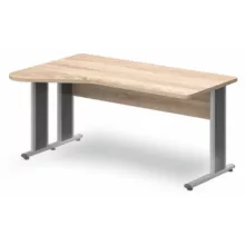 GI-180/110 fémlábas íróasztal balos kivitelben