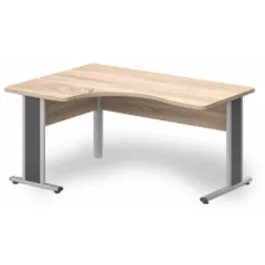 GI-200/120 fémlábas íróasztal balos kivitelben