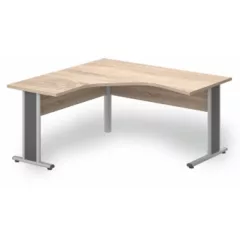 GM-160/160 fémlábas íróasztal balos kivitelben