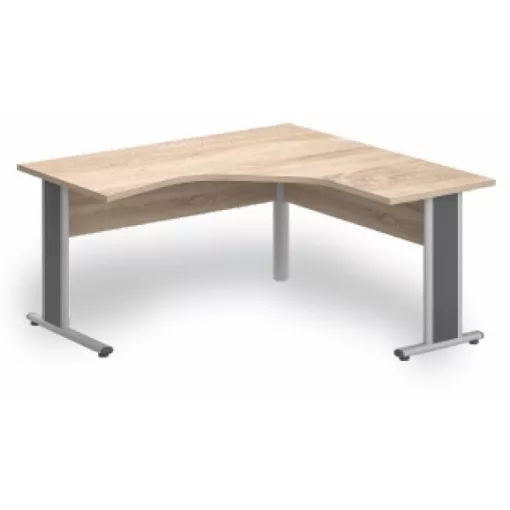 GM-160/160 fémlábas íróasztal jobbos kivitelben
