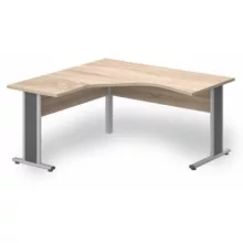 GM-180/160 fémlábas íróasztal balos kivitelben