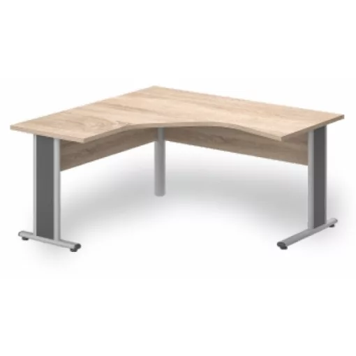 GM-180/160 fémlábas íróasztal balos kivitelben