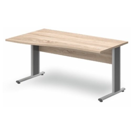 GN-160/100 fémlábas íróasztal balos kivitelben