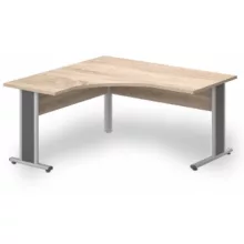 GS-160/160 fémlábas íróasztal balos kivitelben
