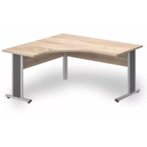 GS-160/160 fémlábas íróasztal balos kivitelben