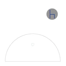 HE 62/180° asztaltoldat