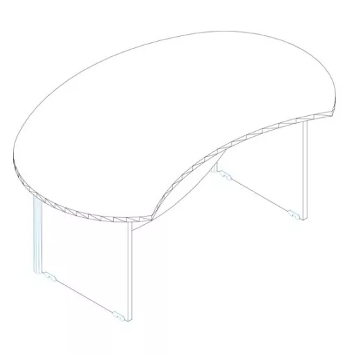 IG 180/100 vezetői íróasztal