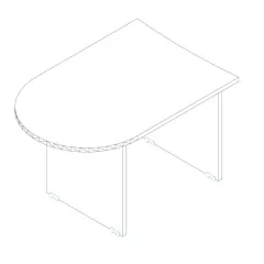 IKA 120/80° asztaltoldat