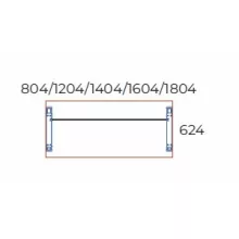 IS-120/62 fémlábas íróasztal