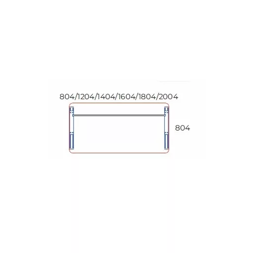 KK-120/80 fémlábas íróasztal