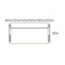 KK-140/80 fémlábas íróasztal