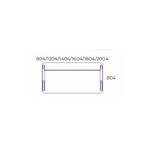 KK-140/80 fémlábas íróasztal