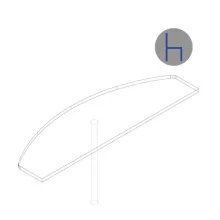 LHE 160-180 asztaltoldat
