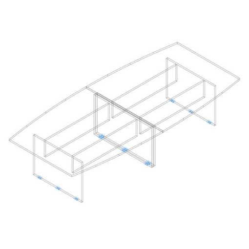 TA 350/160-S tárgyalóasztal