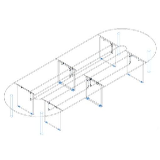TA 506/185 tárgyalóasztal - összeállítás