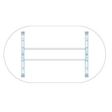 TA-180/100-O AVA fémlábas tárgyalóasztal