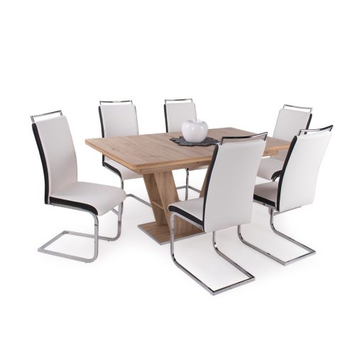 Szava szánkótalpas szék - Fehér