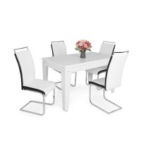 Szava szánkótalpas szék - Fehér