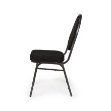 D - Bankett tárgyalószék - fekete színben