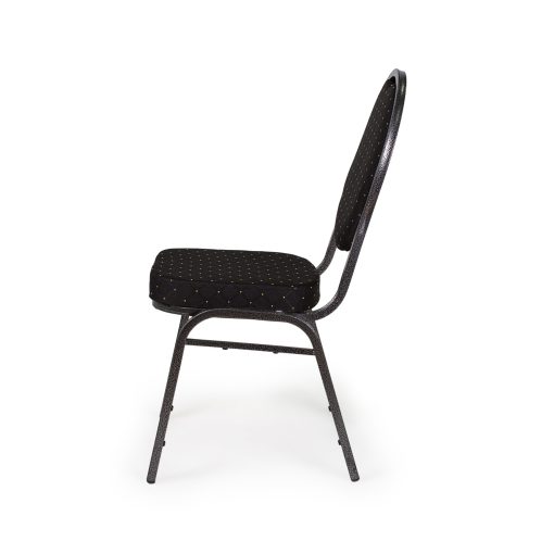 D - Bankett tárgyalószék - fekete színben