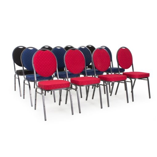 D - Bankett tárgyalószék - piros színben