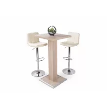 Bar asztal 65x65 cm - sonoma