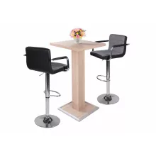 Bar asztal 65x65 cm - sonoma