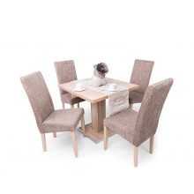 Berta falábú szék műbőr vagy zsákszövet kárpittal